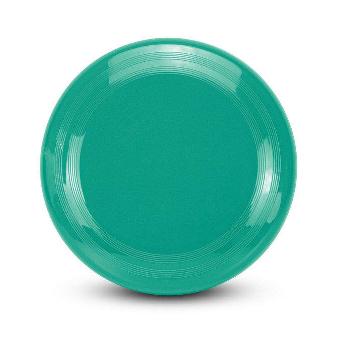 Aero Flyer - Large in teal, featuring a smooth finish and subtle circular line design. Includes a branding logo.