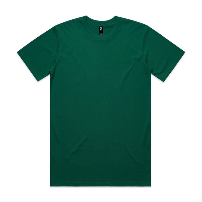 A green Classic Tee t-shirt featuring a crew neck and short sleeves, with a logo at the neckline.
