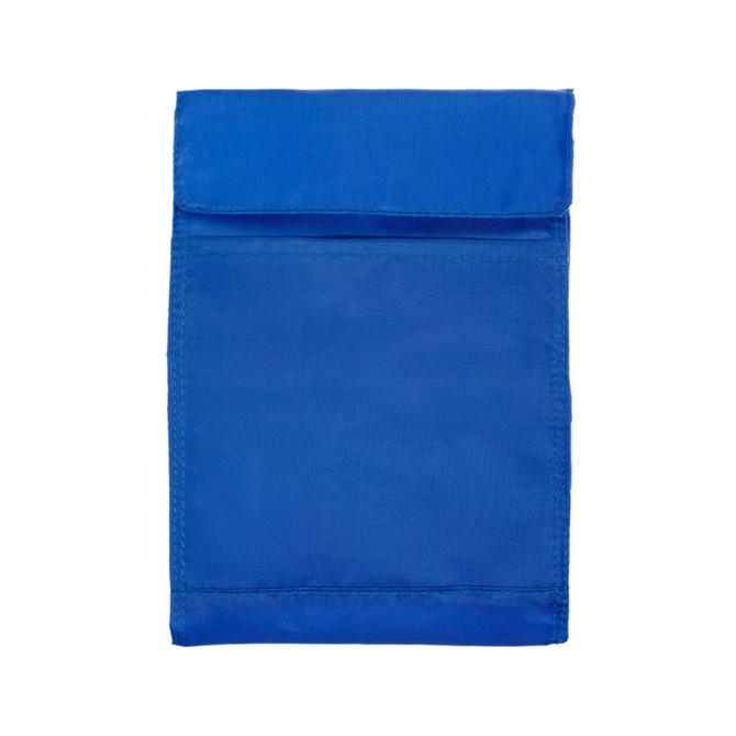 A blue Sumo Cooler Lunch Bag with a simple flap closure. The bag is designed to keep food and beverages cool.