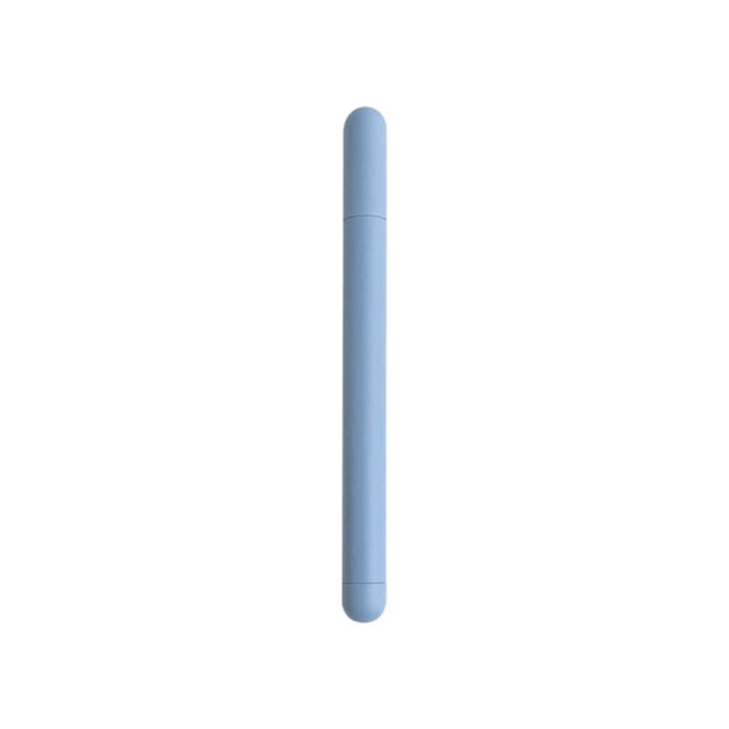 A drinking straw set in light blue, featuring a compact design with an attached case. The product includes a logo.
