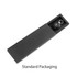 A round-shaped light-up multi charging cable in standard packaging, featuring a keyring attachment in black.