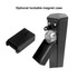 A lockable magnet case with a silver ball, featured on a black structure, designed for secure phone storage.