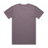 A faded grey t-shirt featuring a crew neck and short sleeves. The back view reveals a simple design with no graphics.