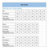 A size chart for the 100% Poly Micro Mesh Sublimated Basic Long Sleeves POLO, detailing measurements for men, women, and kids.