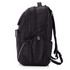 A black High Sierra Access 4.0 backpack featuring multiple compartments and a side mesh pocket. It has a logo.
