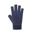 Fingerless gloves in navy blue, designed for sun protection, featuring a snug fit and soft material.