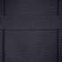A textured black mesh material with a solid black strap, suitable for a backpack design.