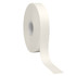 A roll of white cotton ribbon with a smooth finish, featuring a central spool.