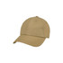 A lightweight cap in a light tan colour featuring stitching details and a simple design. It has a logo on the side.