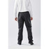 Men's black rain pants with an elastic waistband, featuring a logo. Designed for comfort and mobility.