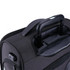 A wheeled underseat luggage bag in grey with a telescopic handle and exterior branding.