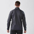 A men's polar fleece jacket in dark grey, featuring a high collar and long sleeves, with a logo visible.