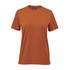 A women's short-sleeve t-shirt in a warm orange colour. The tee features a simple design with a logo.