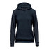 Women's Monashee Fleece Pullover Hoody in dark grey with a hood and a discreet logo.