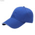 A royal blue cotton sandwich cap with six panels and a curved brim, featuring a logo.