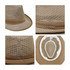 A tan mesh top hat featuring a breathable design, showing different angles and the interior lining.