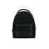 A black EVA Holes Backpack with a rounded shape and perforated detailing. It features a front pocket and a handle.