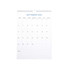 A vertical wall calendar for September 2026, featuring a spiral binding and a clean, white design.