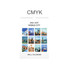 A vertical wall calendar featuring artistic images of world cities in vibrant colours, with a logo at the top.
