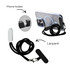 A phone holder with a black lanyard, featuring a white attachment for securing a mobile device.