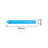 A blue nail file with a smooth finish measuring 158mm in length and 21mm in width. It features a logo.