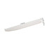 A pack of 50 white wooden knife-shaped nail files, each measuring 178mm in length and 20mm in width.