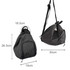 A black and grey checked convertible backpack duffel bag with adjustable straps and multiple compartments.