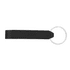 A drink bottle opener in a sleek black design, featuring a keyring attachment.