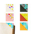 Colourful PU bookmarks in various designs, featuring patterns like stars, flowers, and abstract shapes. Each bookmark has a unique colour.
