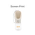 A drink bottle designed for pets, featuring a beige upper section and a clear water reservoir, with a logo.