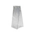 A clear medium cooler bag with a structured design and shoulder straps. It has a simple, minimalistic appearance.