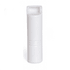 A white lint remover with a cylindrical shape and an integrated roller mechanism. The product has a logo on its surface.