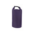 A purple Oxford cloth dry bag with a handle at the top and a secure closure. It features a logo or branding.