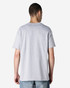A grey Gildan Ultra Cotton adult t-shirt displayed from the back, featuring a casual style and short sleeves.