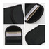 A black PU Faraday signal blocking pouch with a Velcro closure and interior lining visible. Includes various angles of the pouch.