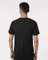 A black Men's Pro-Lock Performance Polo featuring a simple design and a logo on the back.