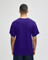 A purple Champion Adult Jersey Short Sleeve T-Shirt displayed from the back, featuring a simple design and no visible logos.