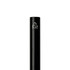 A sleek black twist ballpoint pen made from recycled aluminium, featuring a logo.