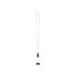 A blue lanyard made from recycled plastic with a clip at the end for attaching a smartphone or device.