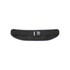 A grey running waist pack with a black strap and a buckle, featuring a mesh design. It has a logo on it.