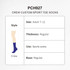 A pair of crew-length socks in purple, designed as custom sport toe socks with standard thickness.