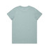 A mint green t-shirt with a simple design and a logo. It features a classic crew neck and short sleeves.