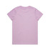 A light lavender T-shirt with a simple design and no visible branding, viewed from the back.