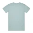 A light blue T-shirt featuring a plain design, with no visible logos or text.