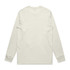 A long-sleeved tee in a light beige colour featuring a back view with no visible designs. The shirt has a logo.