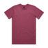A maroon Classic Tee with short sleeves and a simple design. It features a logo on the inside label.