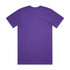 A purple Classic Tee with a plain back, featuring a simple design and logo branding.