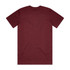 A maroon Classic Tee with short sleeves and a plain back. It features a logo on the label area.