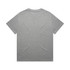 A grey Heavy Tee with a simple design and a logo on the back. Suitable for casual wear.