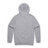 A grey hoodie featuring a spacious hood and long sleeves, with a simple design and no visible branding.